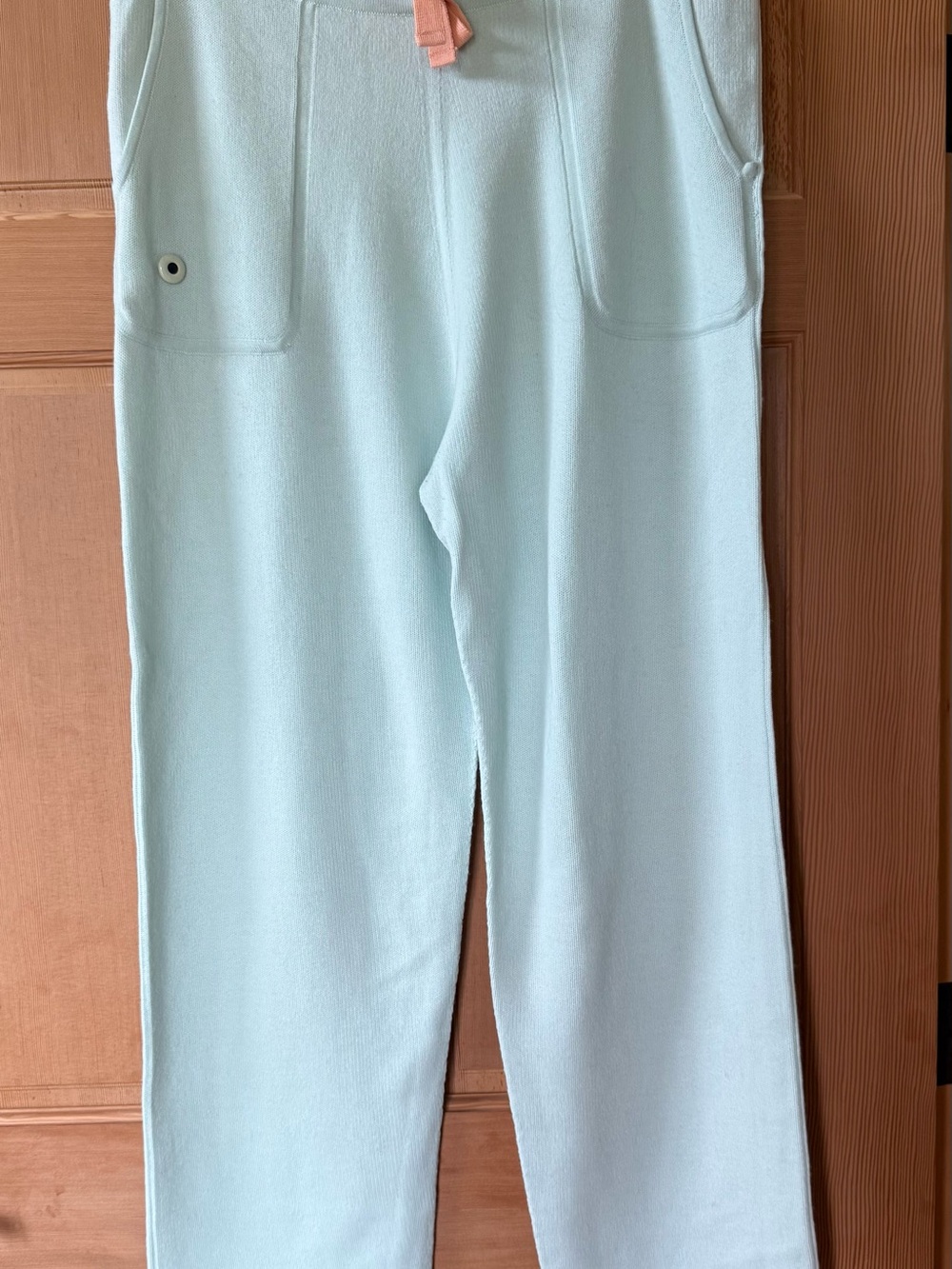 100% High Quality Merino Straight Leg Casual / Lounge Pants in Light Mint